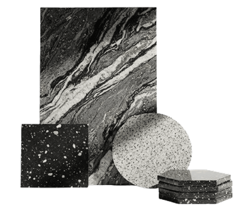 Granite surface samples