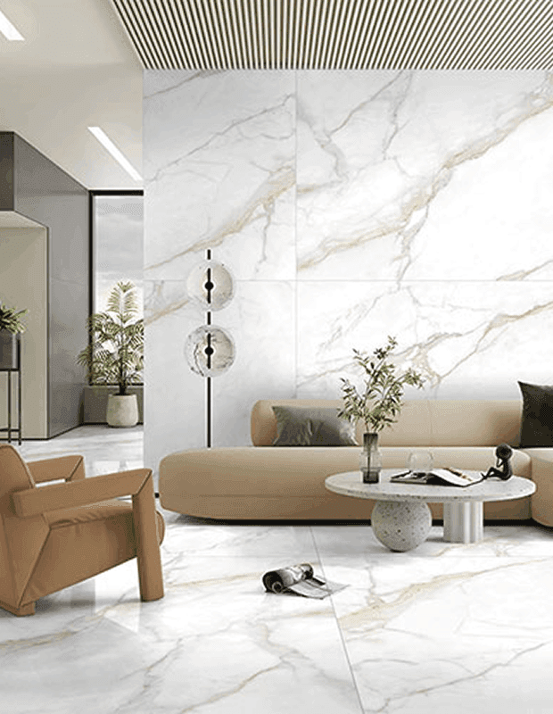 Large format tile detail